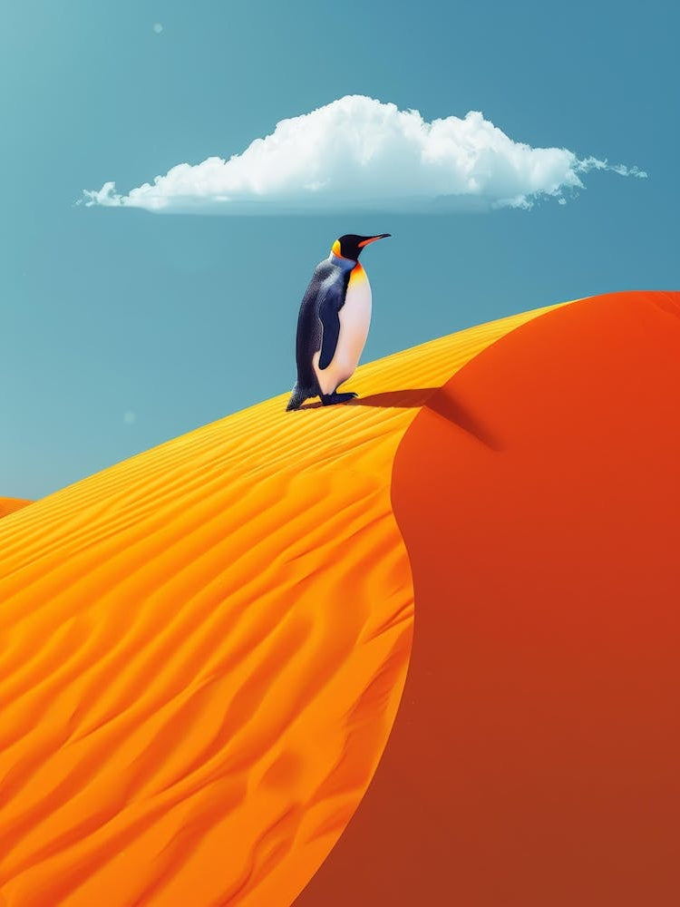 Penguin In The Desert 2