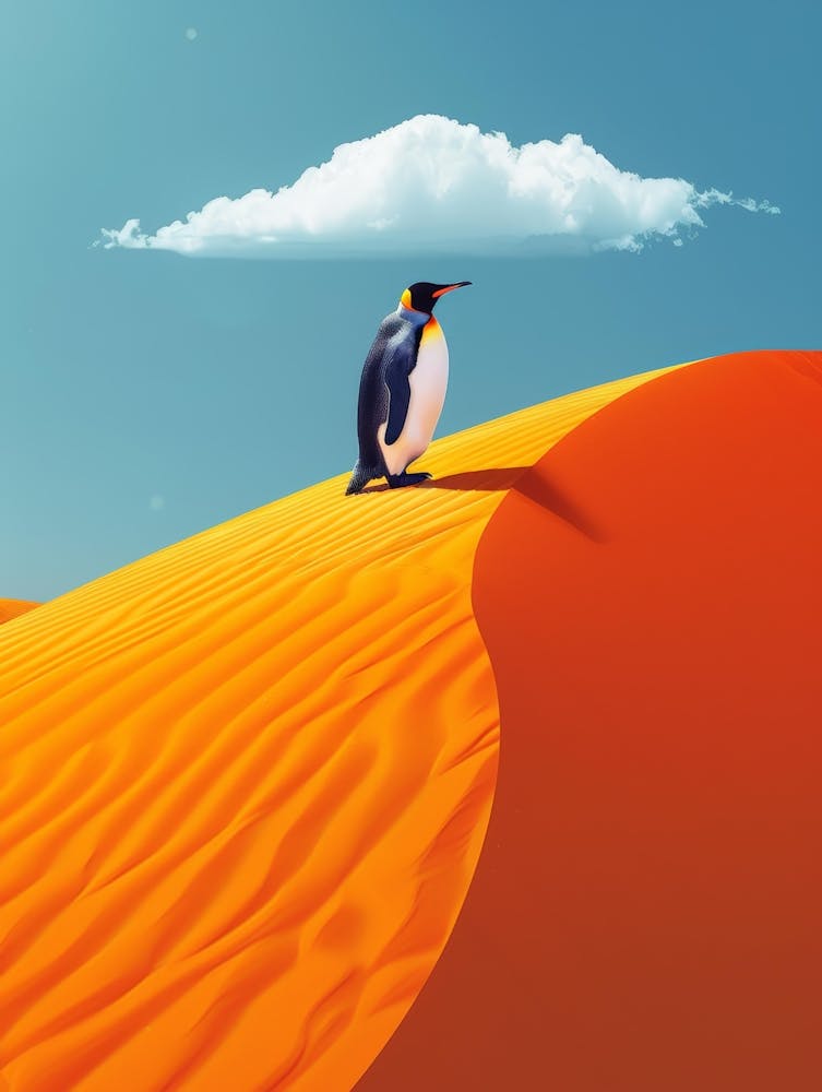 Penguin In The Desert 2
