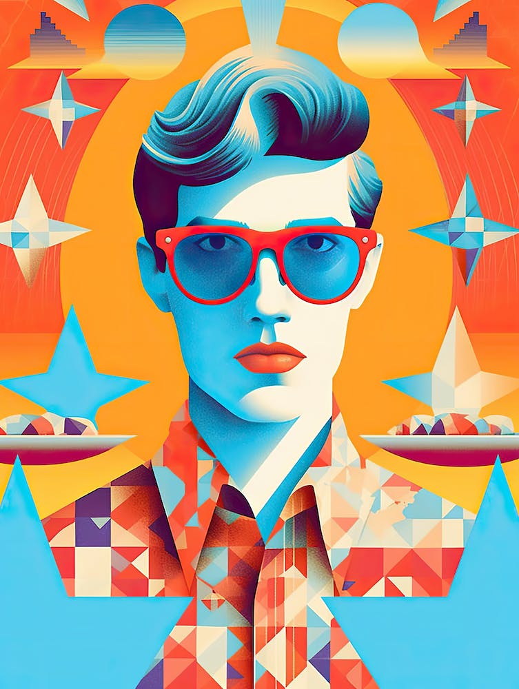 Éperons Révolutionnaires : Hommage Pop Art au Texas