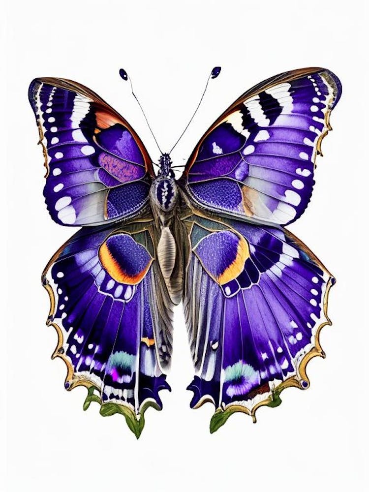 Purple Emperor Butterfly Decoupage 4