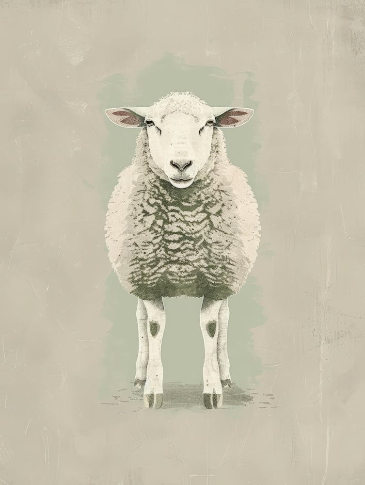 Sheep Canvas Print 3