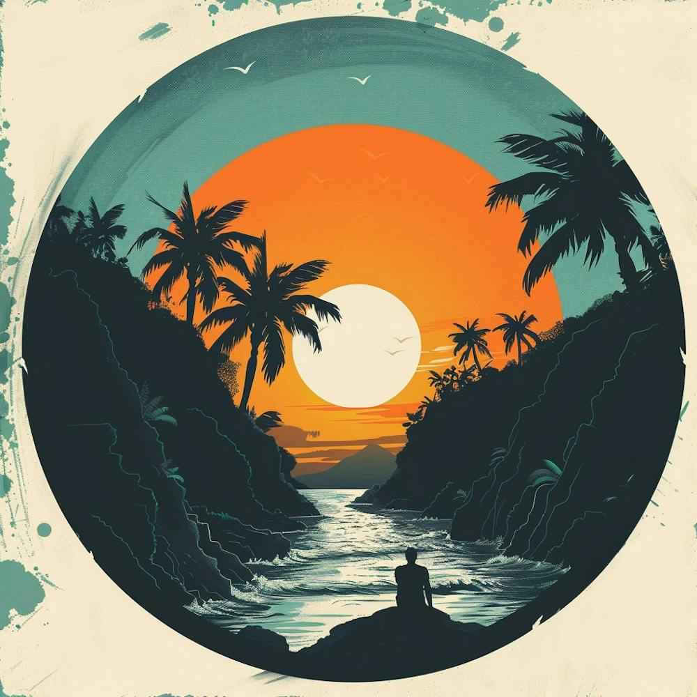 Sunset On The Beach 3