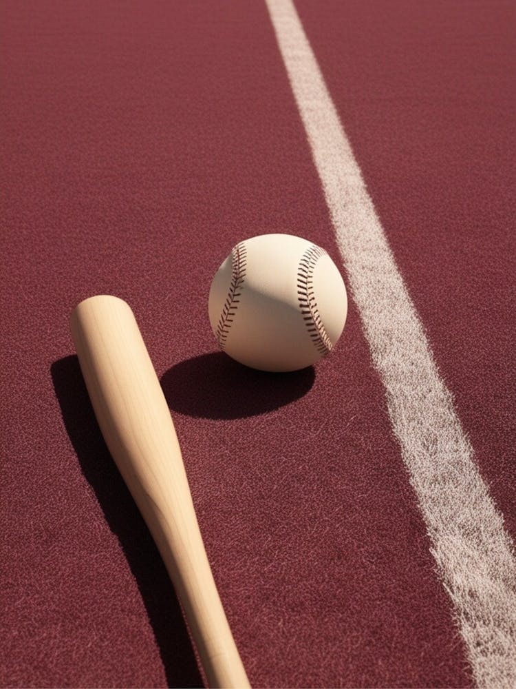 Baseball Bat And Ball