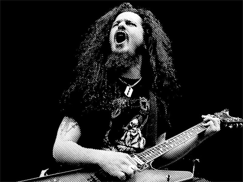Dimebag Darrell line Art 1