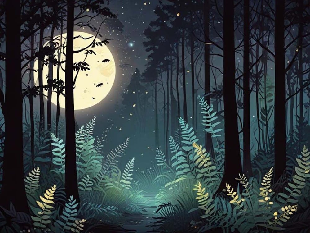 Forest At Night