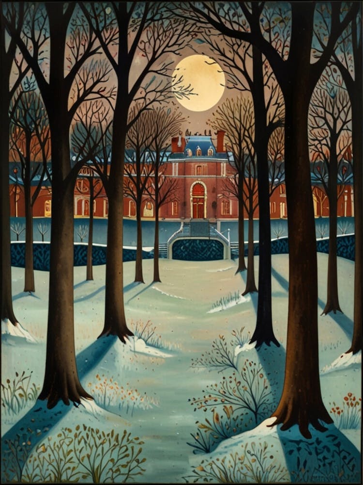 William Morris Full Moon In The Woods 5