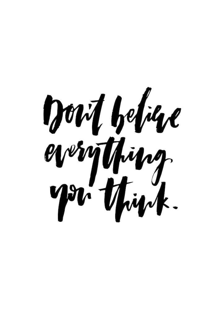 Don't Believe Everything