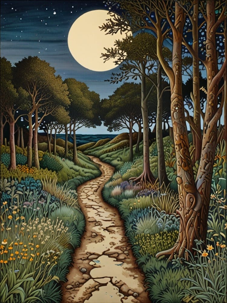 William Morris Path To The Moon 3