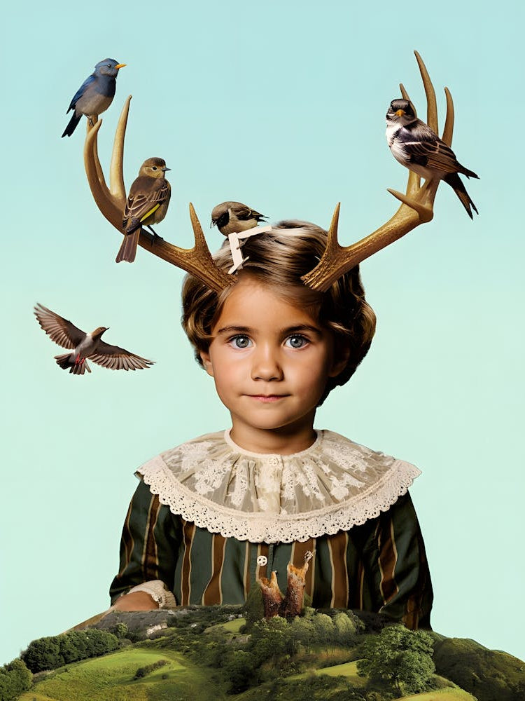 Nature’s Harmony – A Surreal Connection Between Human and Wildlife