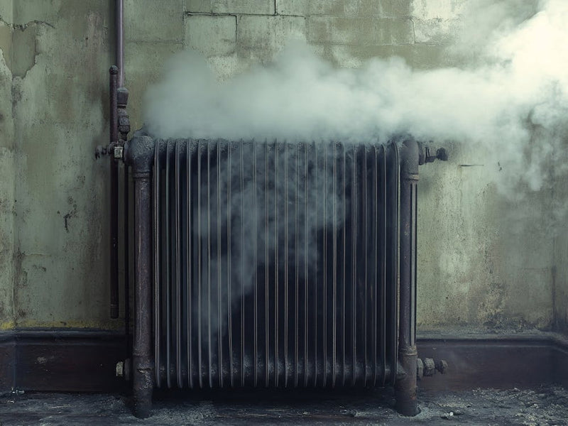 Steam Rising From A Radiator