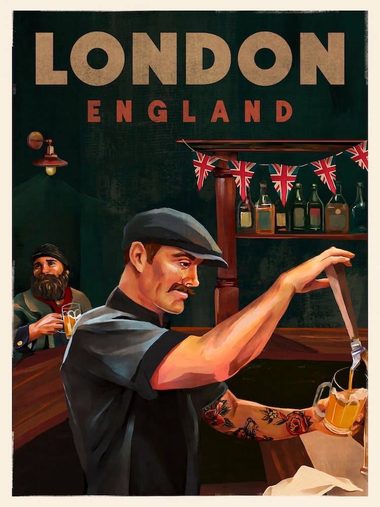 Vintage Travel London England