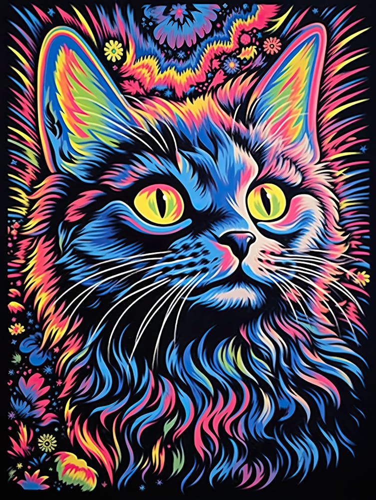 Cosmic Purrsuit, Psychedelic Cats series