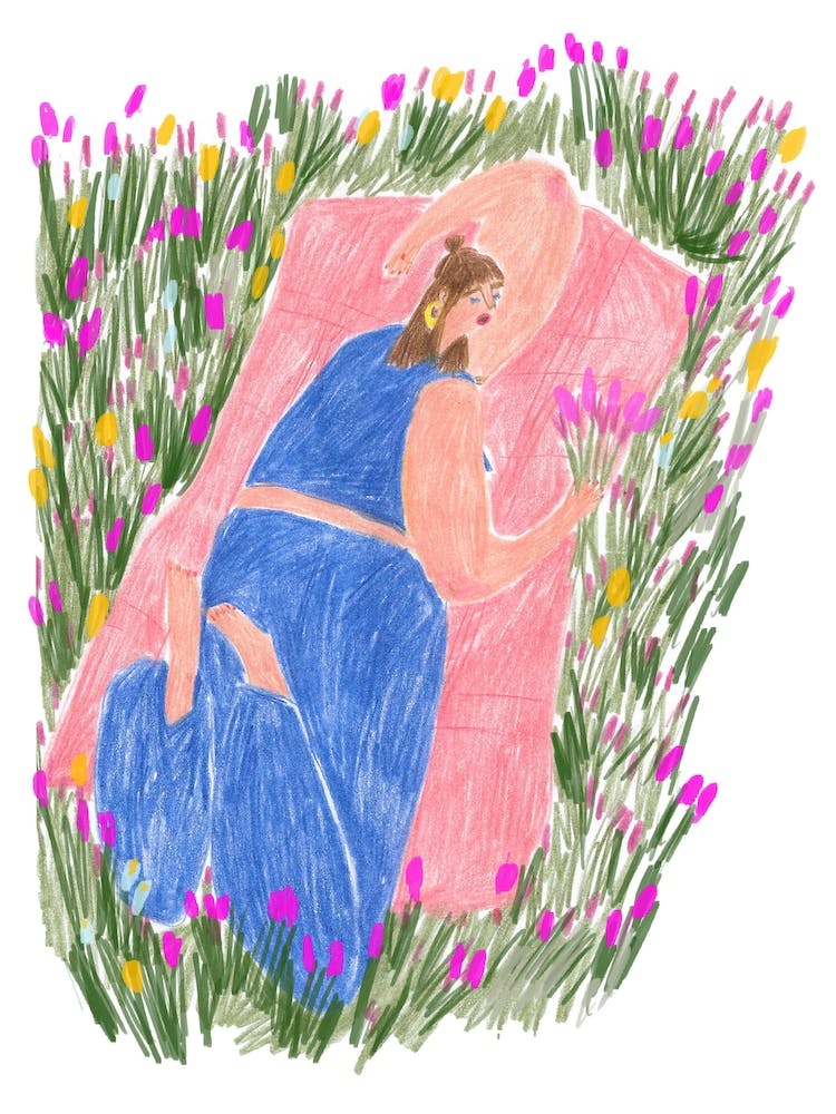 Heart In The Flowers