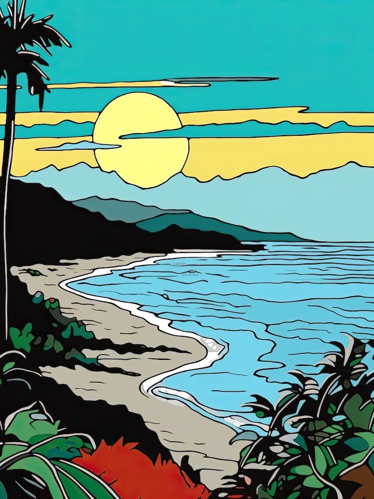 Minimalistisches Design im Stil von Costa Rica 2