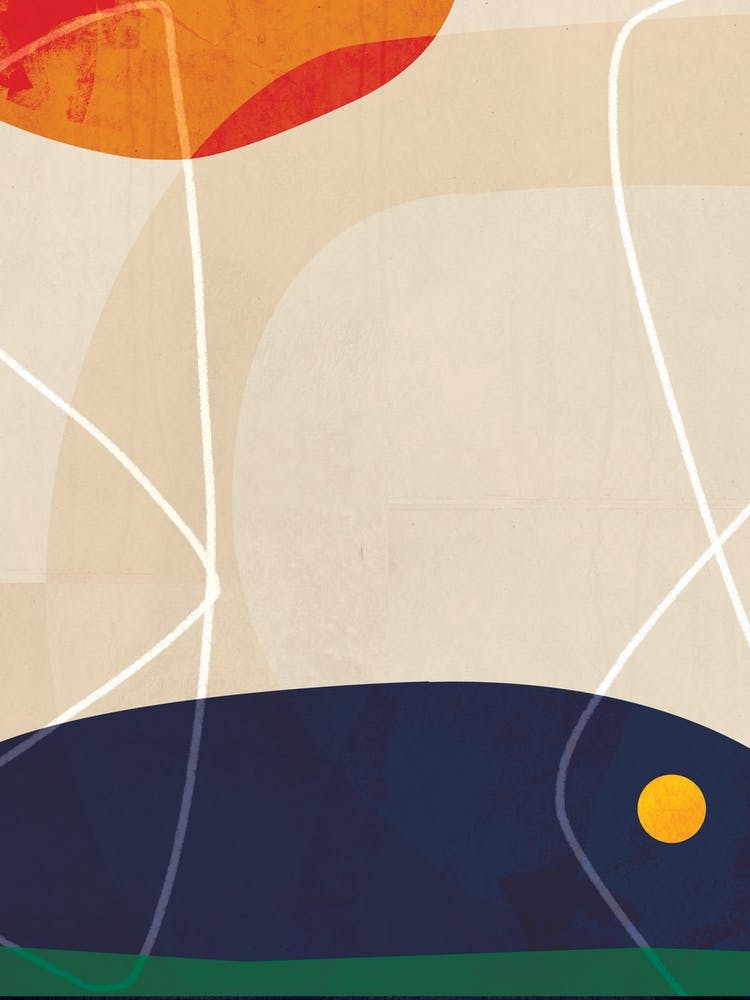 Abstract Blue and Orange