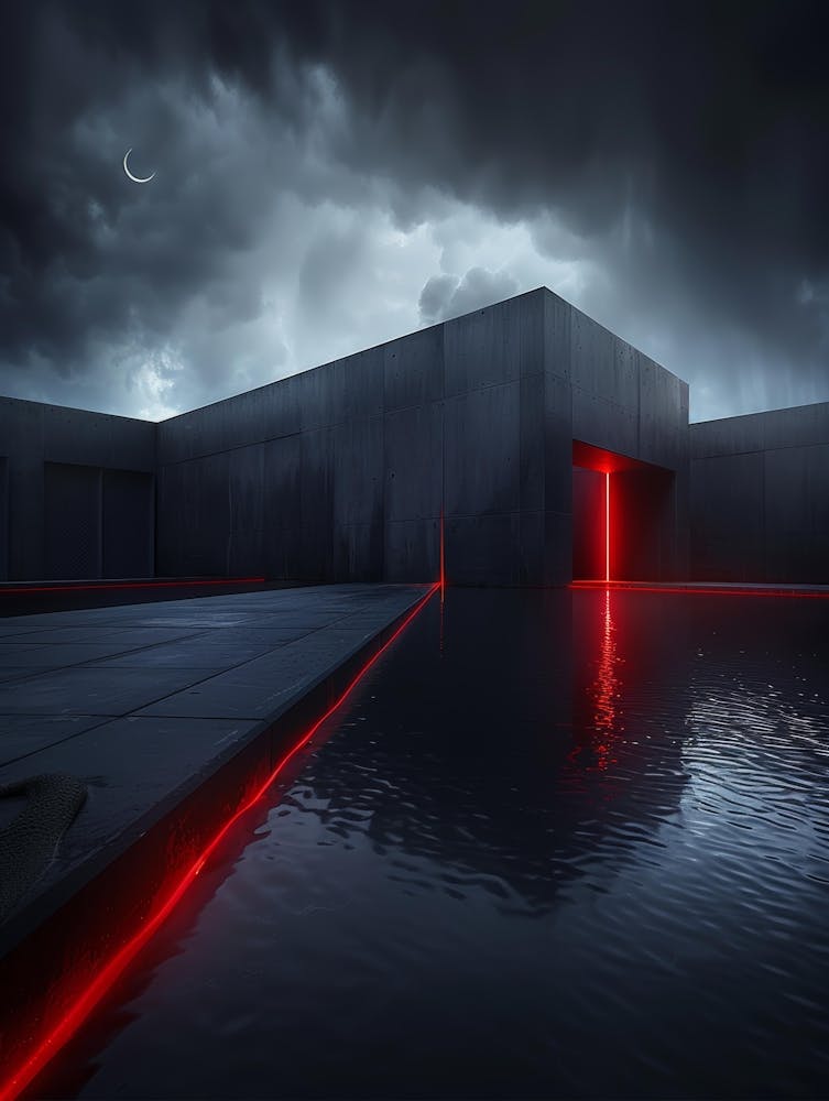 Building With A Red Light