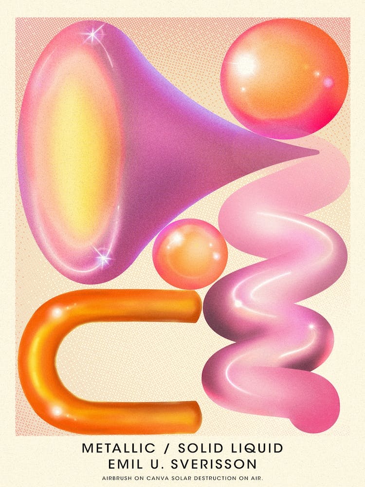 Pink Metallic Fantasy
