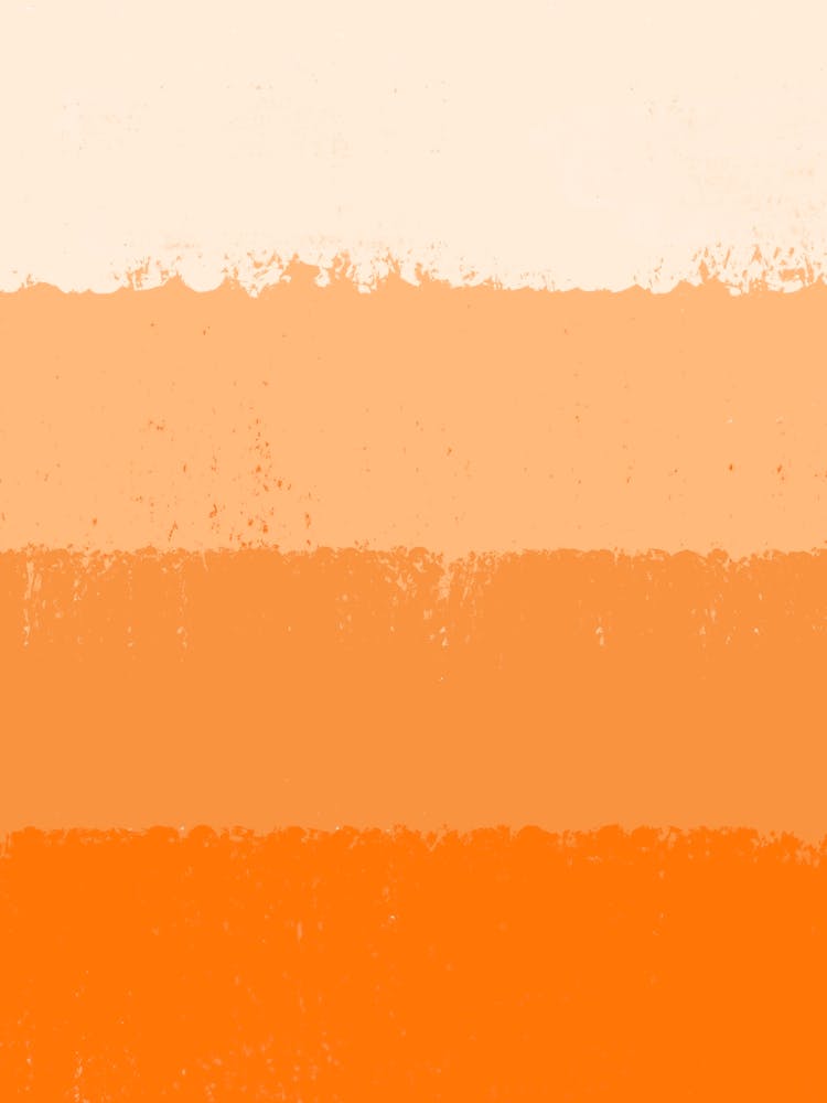 Orange Gradient Abstract Painterly Stripes