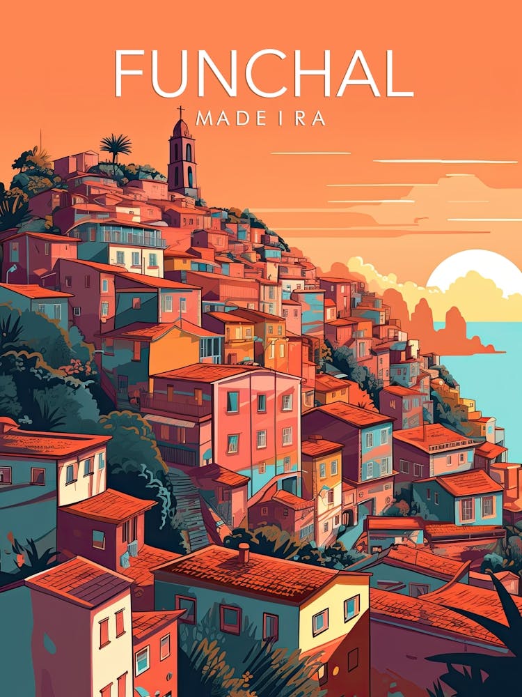 Funchal | | Modern Poster