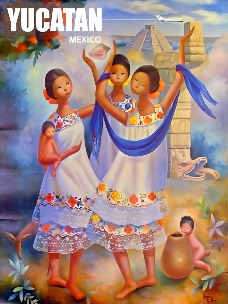 Three Ladies From Ycatan, Mexico