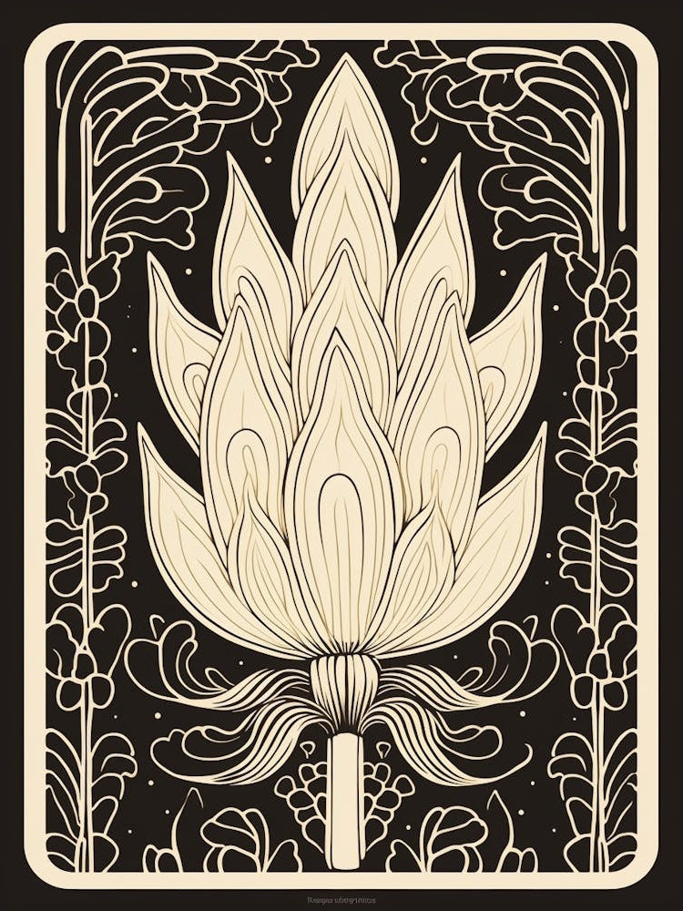 B&W Cactus Illustration Notocactus Cactus 2