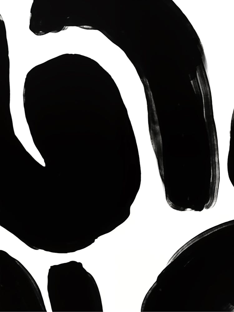Black And White Swirls