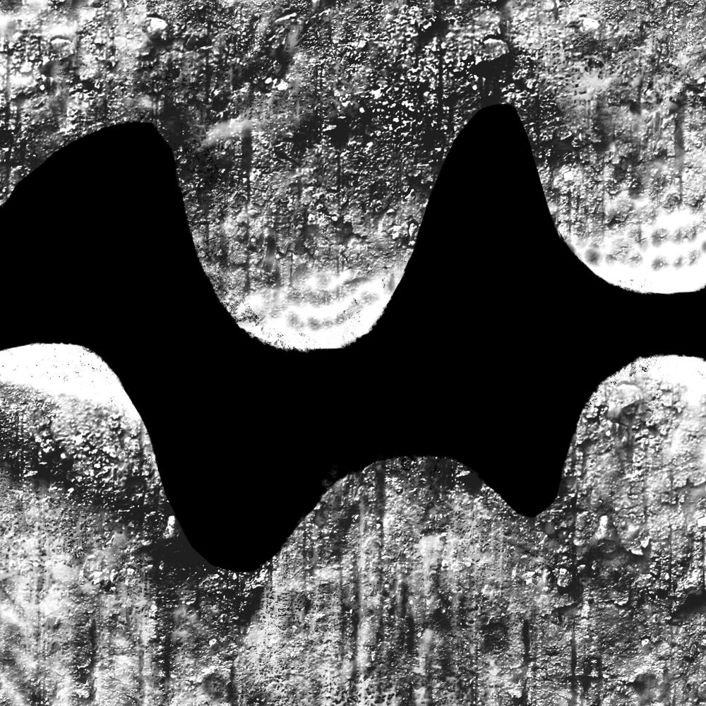 Grunge Style Black And White Painting 2