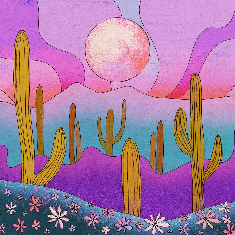 Desert Flowers Square