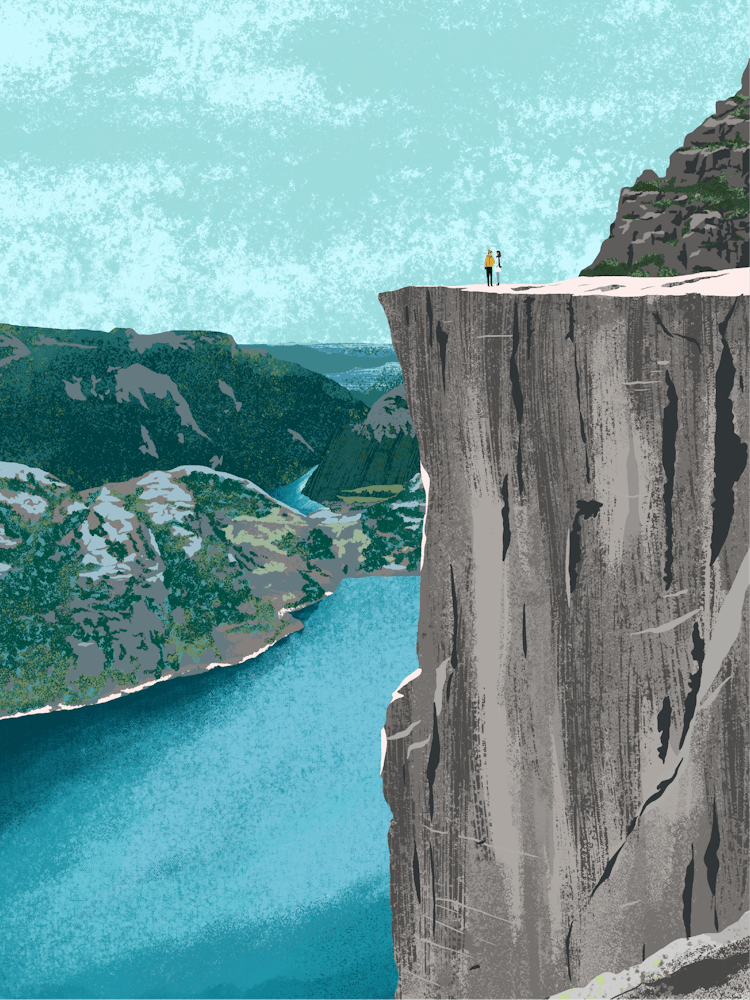 Pulpit Rock Preikestolen Norway 1
