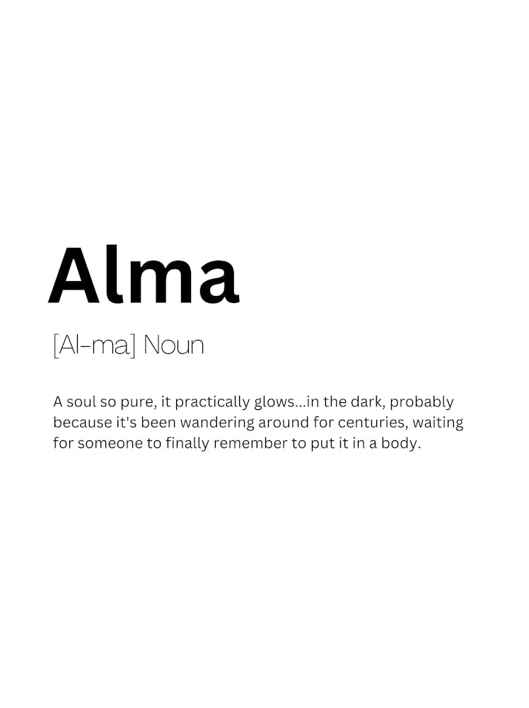 Alma Definition Meaning