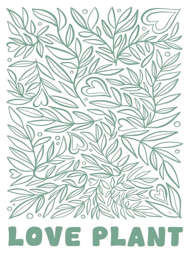 Green Love Plant