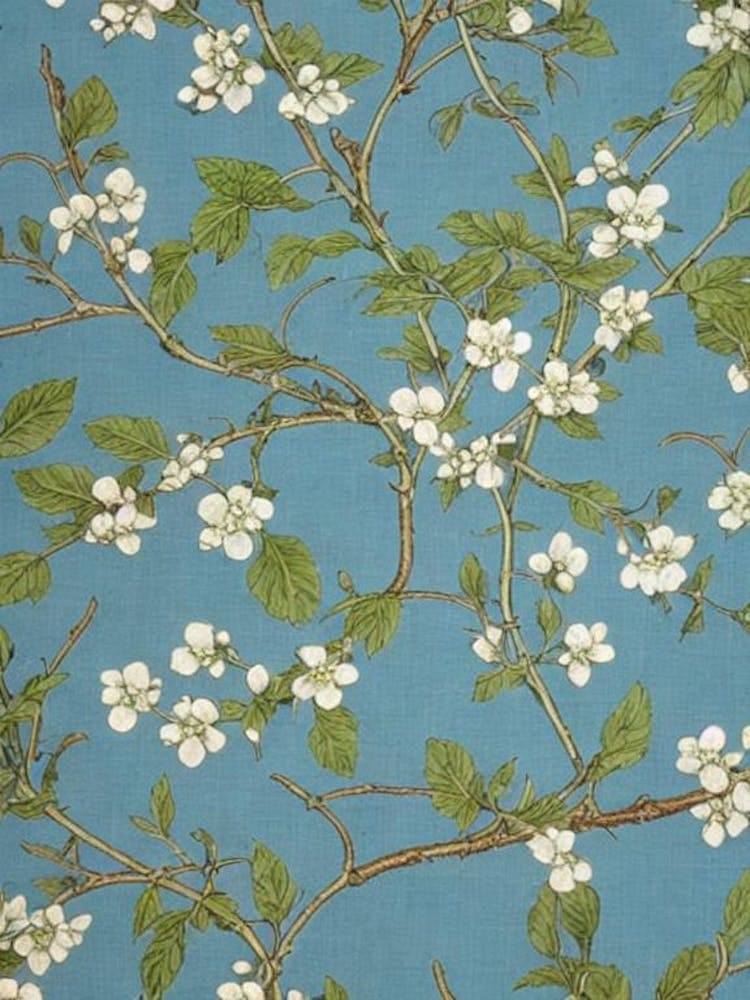 Flowering Dogwood 2 tree Vintage Botanical