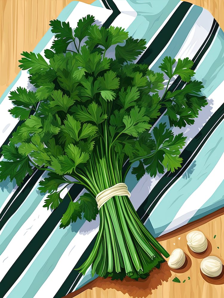 Cilantro Summer Illustration 6