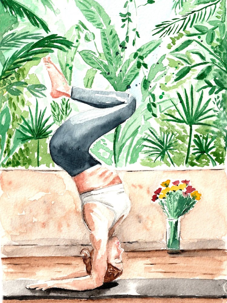 Yoga Pose Print