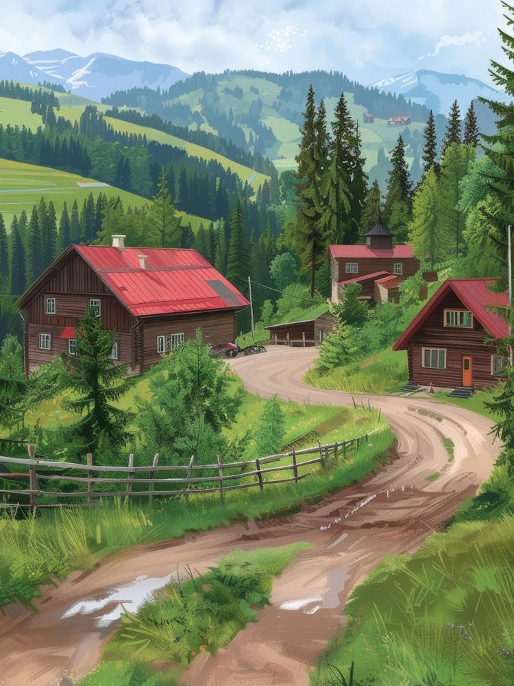 Village In The Mountains 3