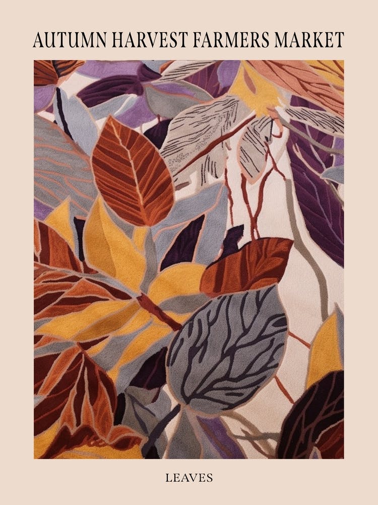 Fall Botanicals Leaves 2 Poster