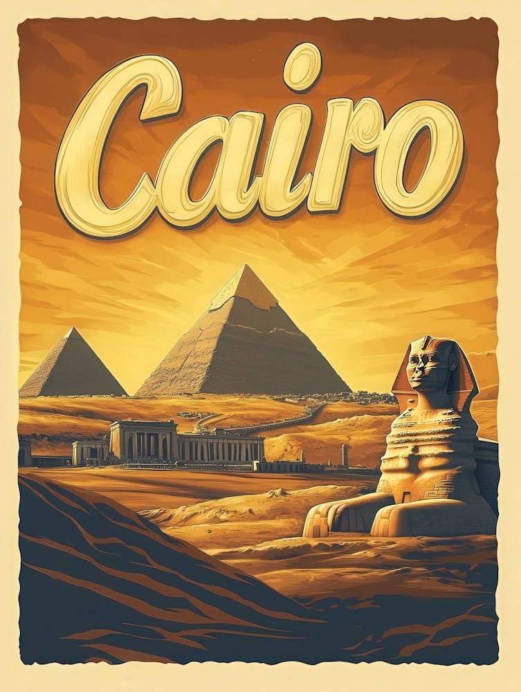Aihrgdesign A Vintage Travel Poster Of Cairo Featuring The Ic 408cd0f4 Ebf6 4d1f 8dfb 48962a665d72 1