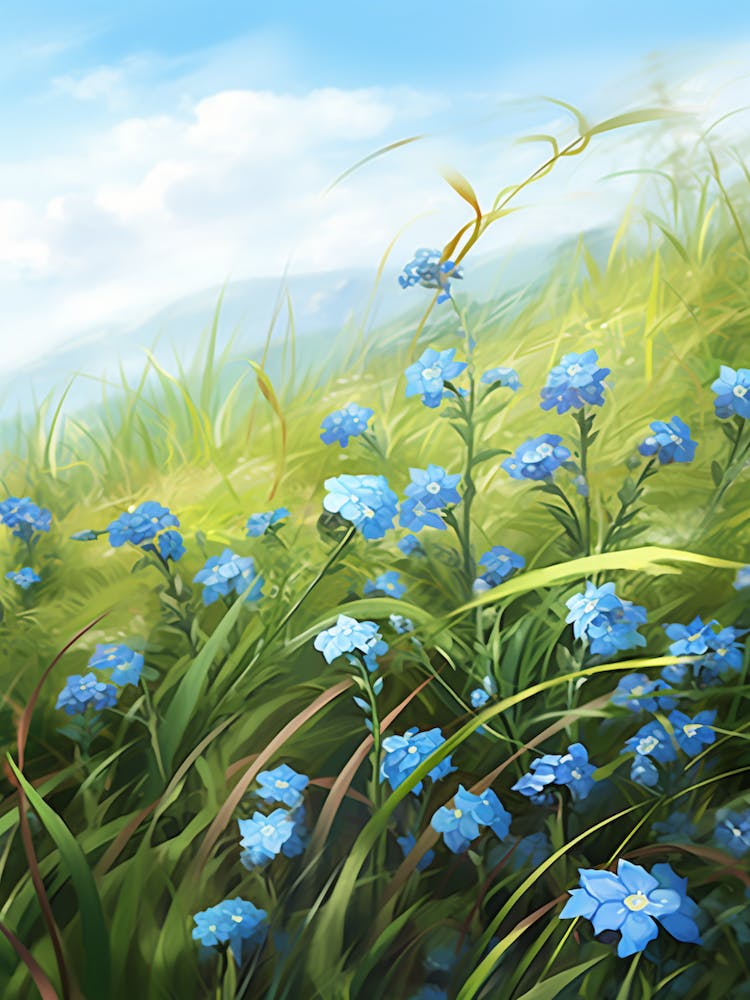 Forget Me Not By The Sunset (3)