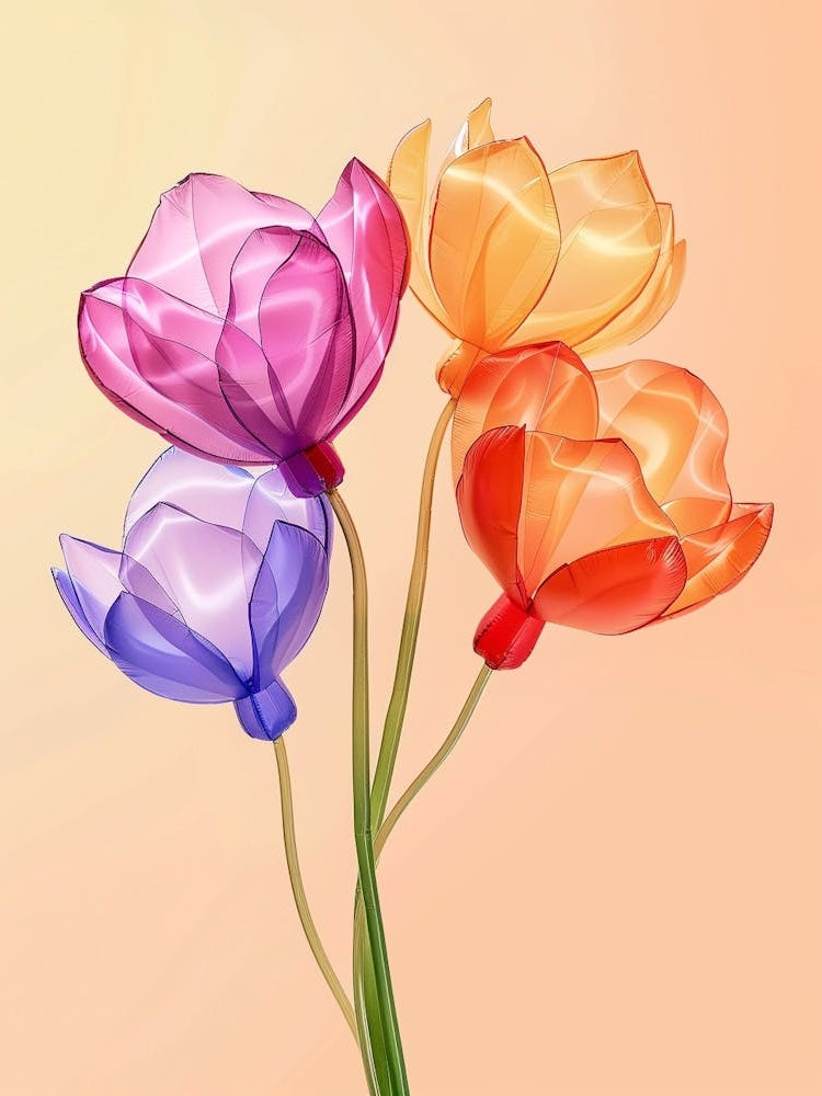 Dreamy Inflatable Flowers Orchid 2