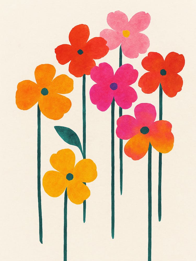 Happy Flowers Flowers