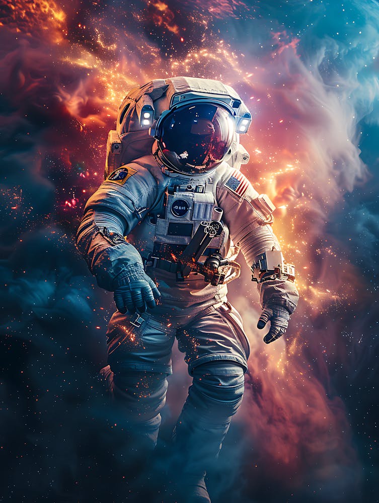 Astronaut In Space 4