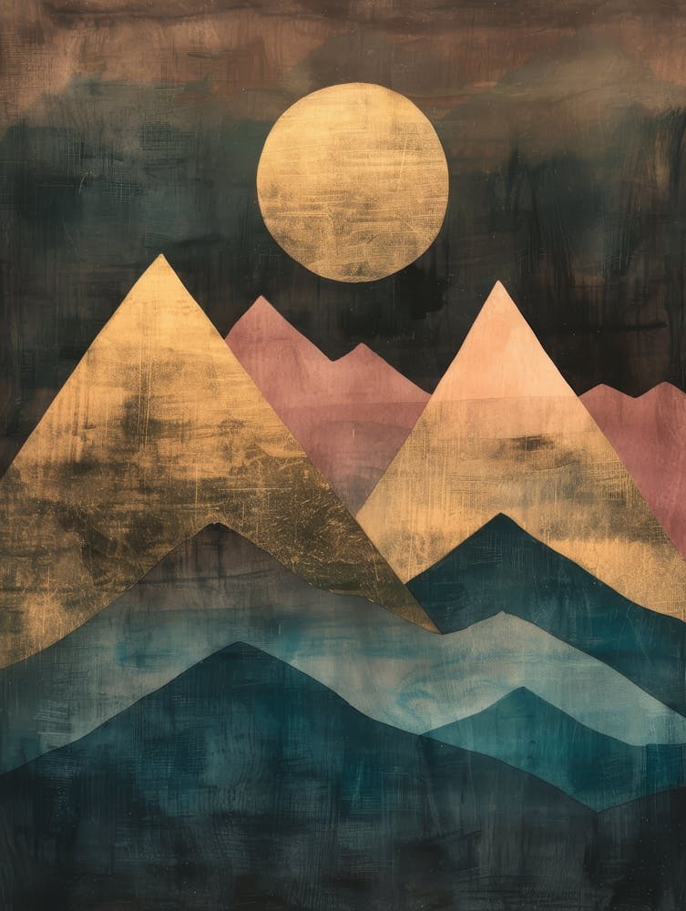 Mountains Canvas Print 1