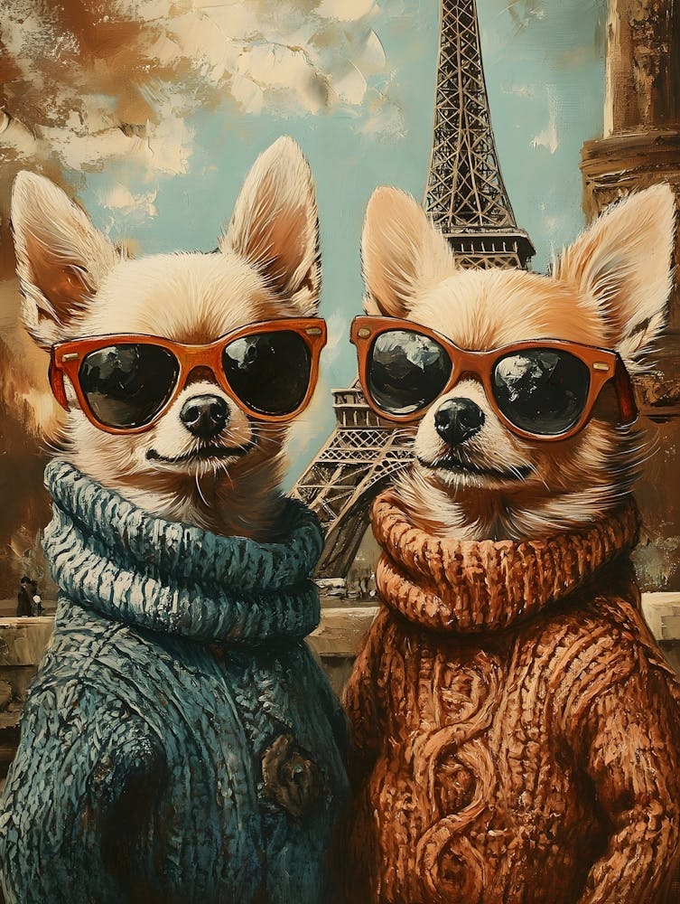 Autumn Chihuahuas In Paris 4