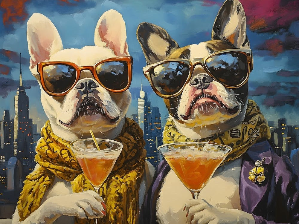 Dogs At The Rooftop Bar 3