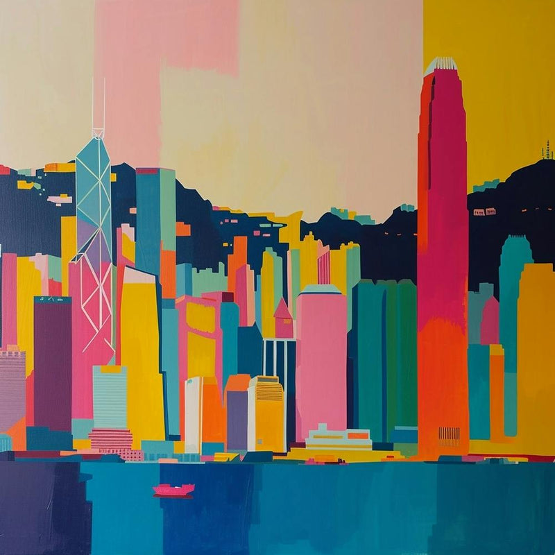 Abstract Travel Collection Hong Kong China 2