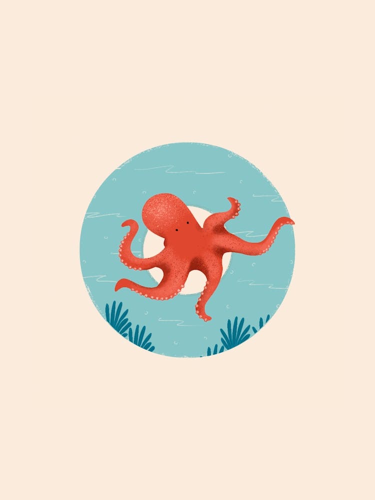 Letter O Octopus