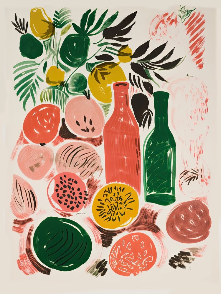 Guava Fruit Drawing 4