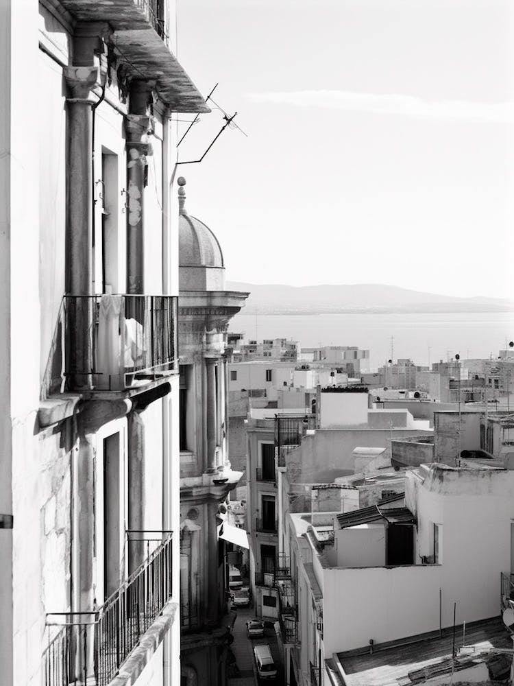 Cagliari, Italy, Black And White Photography 3