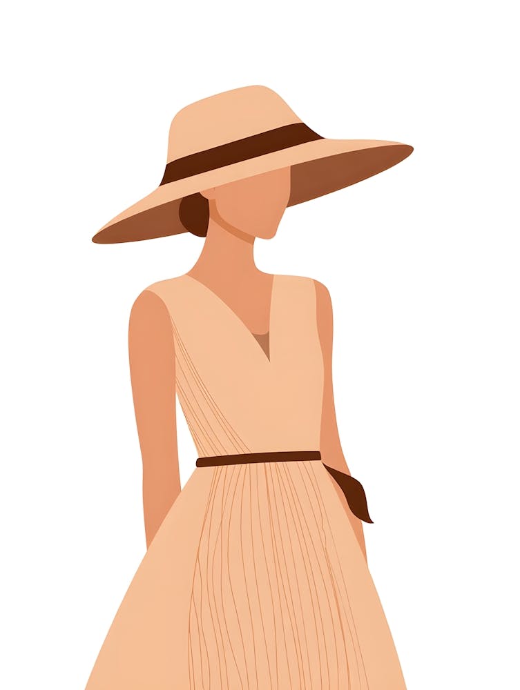 Woman In A Hat