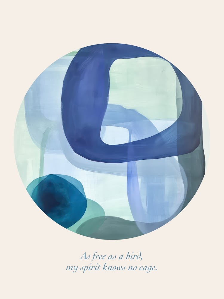 Affirmations As Free As A Bird, My Spirit Knows No Cage